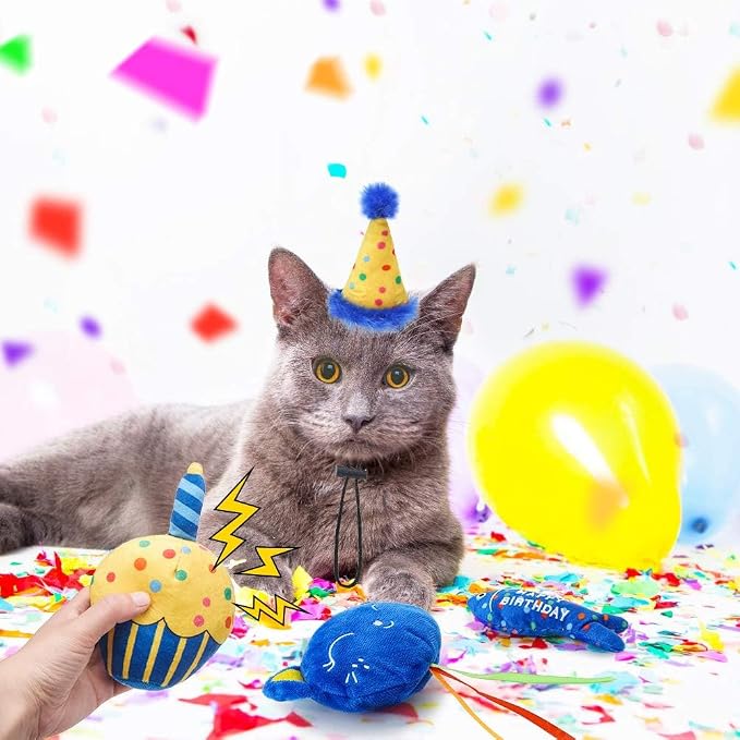 BINGPET Cat Birthday Catnip Toys - Image 7