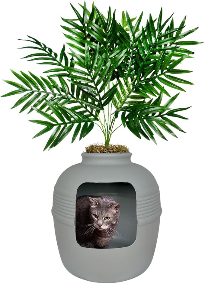 Good Pet Stuff Hidden Litter Box Planter, Decorative Cat Litter Enclosure by TheGoodPetStuffCompany