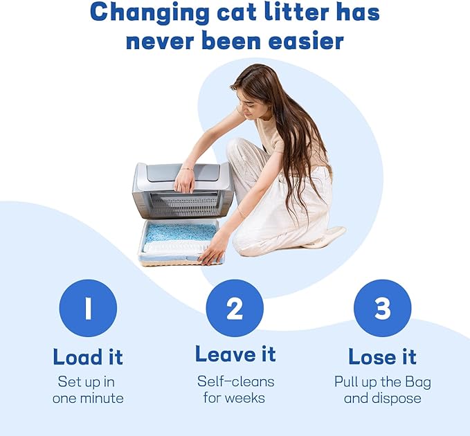 Crystal Cat Litter and Disposable Litter Trays 5 Sets Compatible - Image 7
