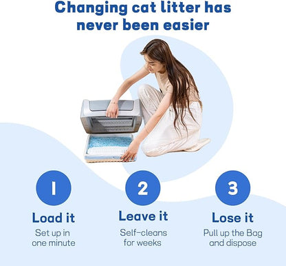 Crystal Cat Litter and Disposable Litter Trays 5 Sets Compatible - Image 7