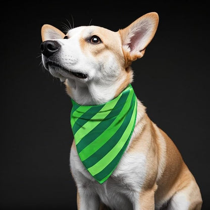 Valentine's & St. Patrick's Day Dog Bandana Set 2PCS-Small, Holiday Party - Image 7