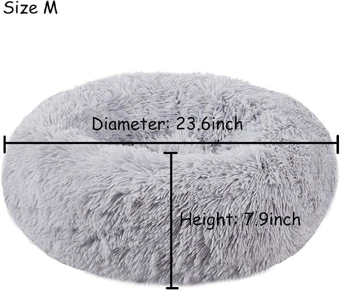 BODISEINT Modern Soft Plush Round Pet Bed - Image 7