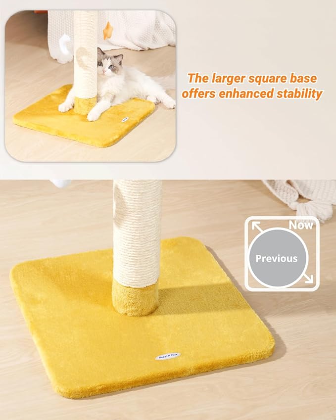 Happi N Pets 28" Tall Cat Scratching Post - Image 4
