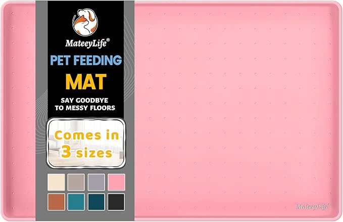 MateeyLife Silicone Cat & Dog Food Mat by MateeyLife