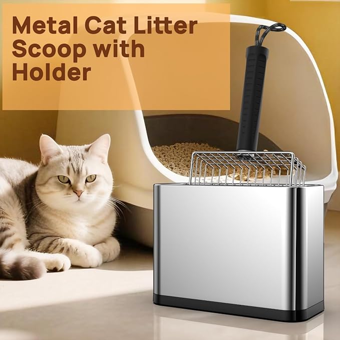 Heavy Duty Stainless Steel Cat Litter Scoop - Image 6