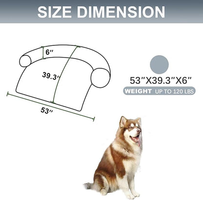 Tinaco Calming Dogs/Cats Bed Mats, Dog Pad Washable Removable Couch Cover - Image 2