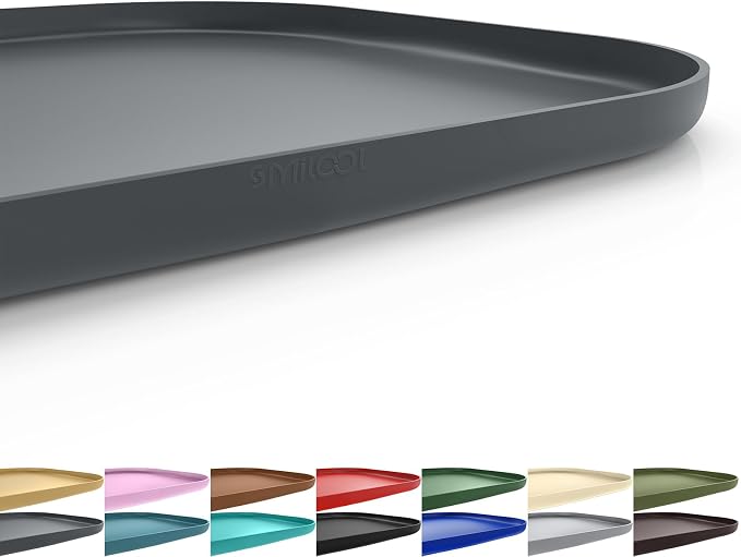 Silicone Pet Feeding Mat with Raised Edge by smilool
