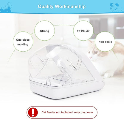 Pet Feeder Rear Cover for Pet Feeder & Connect, YOIHABV Cat Feeder Cover - Image 6
