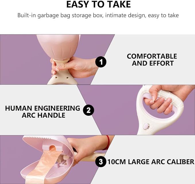 Luxshiny Dog Poop Scooper Poo Pickup Tool - Image 3