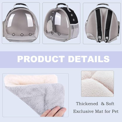 Portable Small Animal Backpack Travel Breathable Pet Carrier Bag Cages - Image 4