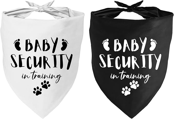 Baby Security Dog Bandana by YROVWENQ