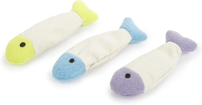 SmartyKat Fish Flop Crinkle Catnip Cat Toys - Image 2