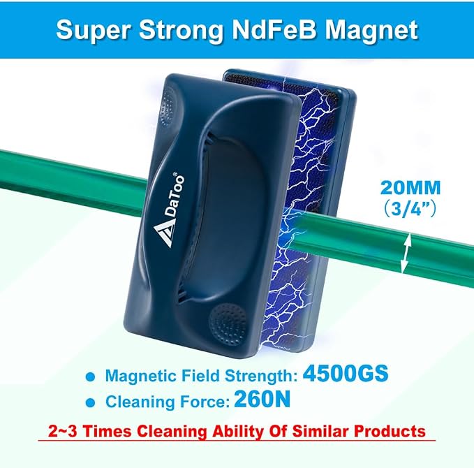 Aquarium Mini Magnetic Scrubber Scraper Small Fish Tank Cleaner Nano Glass - Image 4