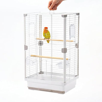 24" Portable Double-Layer Bird Cage, Travel Parrot Carrier by JONS%CE%9BNTY