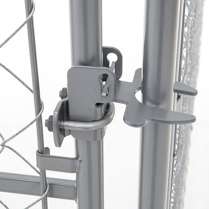 Lucky Dog 10' x 10' x 6' Heavy Duty Outdoor Welded Galvanized Steel Chain Link - Image 9