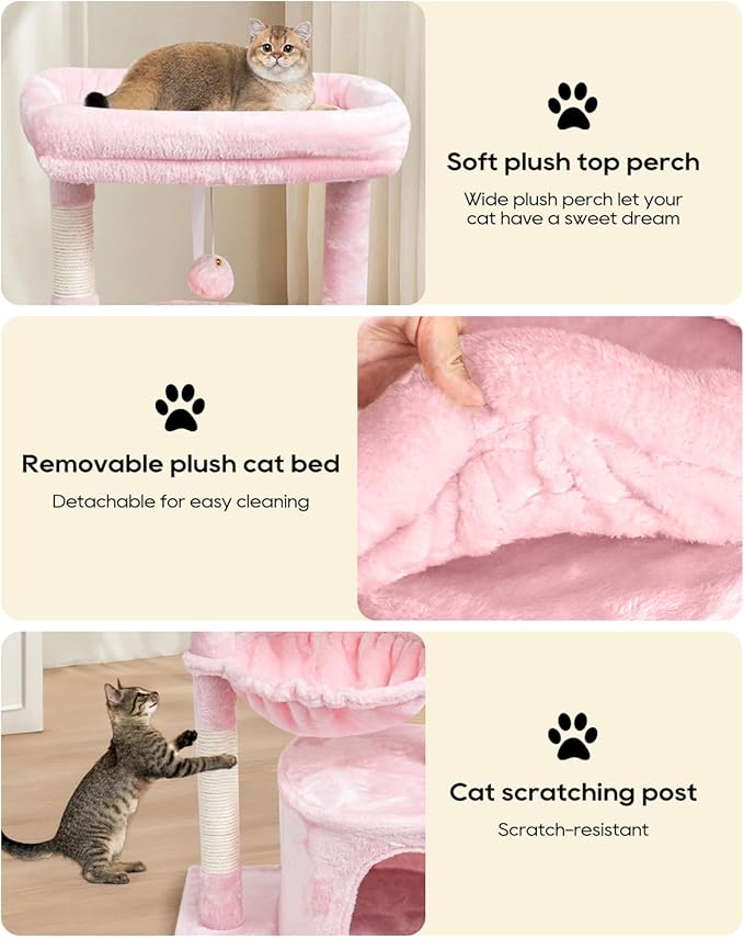 SYANDLVY Small Cat Tree for Indoor Cats, Cat Tower - Image 4