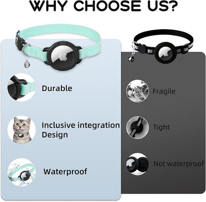 AirTag Cat Collars, Stretchy Collar - Image 3