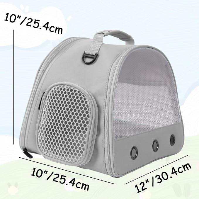 Guinea Pig Carrier Backpack, Bunny Rat Bird - Image 3