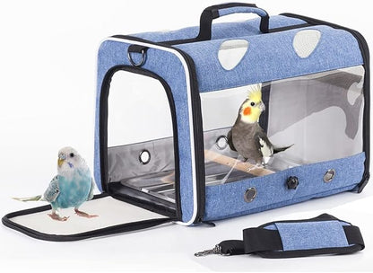 Bird Travel Carrier for Parrot by ORIZZP