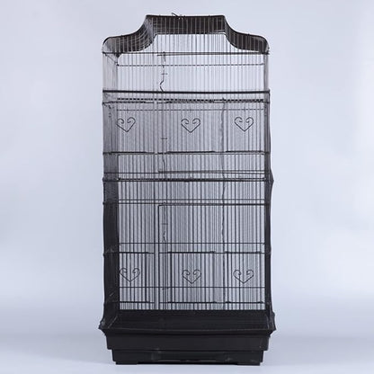Bird Cage Seed Catcher, Large Airy Gauze Seeds Bird Cage Cover Guard Adjustable - Image 6
