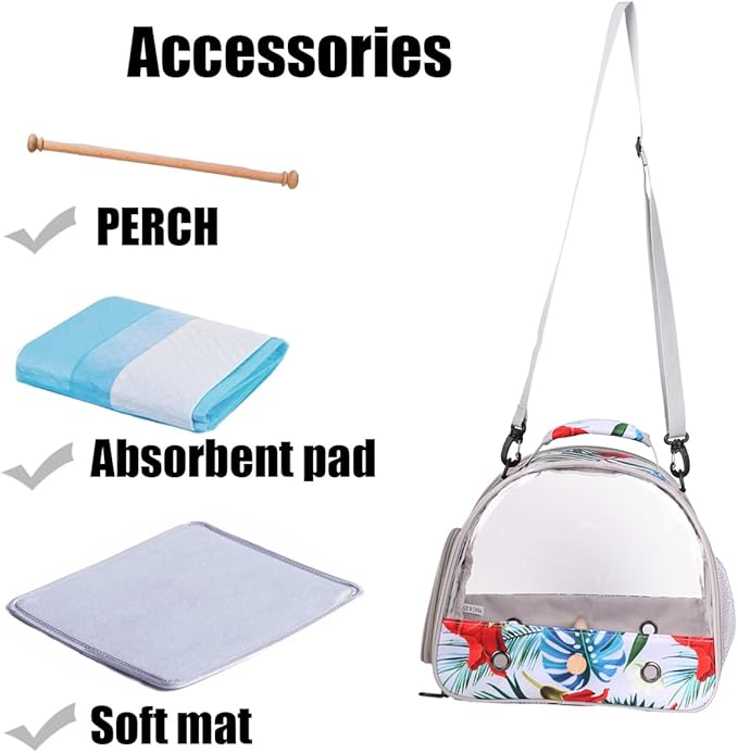 Portable Small Bird Travel Carrier Cage - Image 4