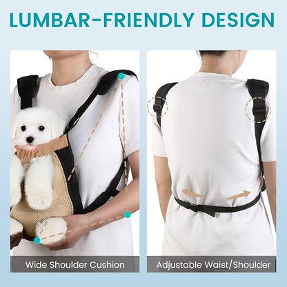 Dog Backpack Carrier, Pet Sling Front Backpack - Image 7