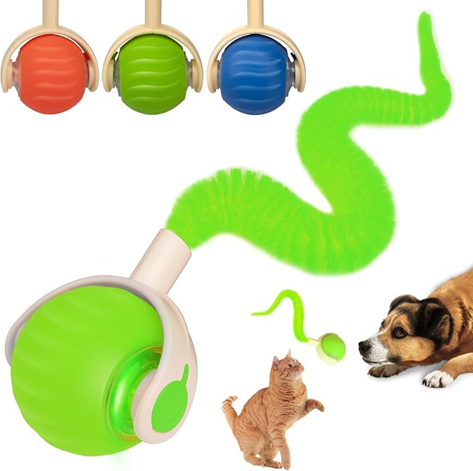 Interactive Dog Cat Ball Toy, Automatic Moving Cat Toy by ACITMLLC