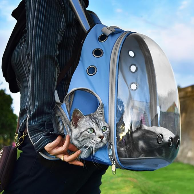 Cat Backpack Carrier Back Expandable Bubble Pet Carrier Backpack - Image 7