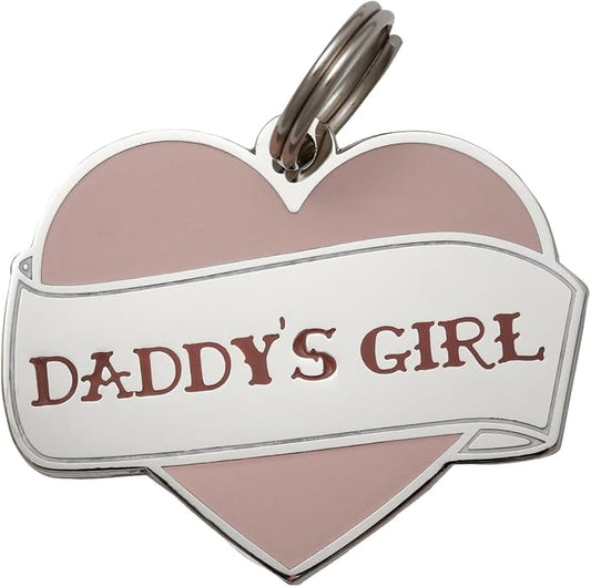 Two Tails Pet Company Personalized 'Daddy's Girl' Pet ID Tag & Collar Charm by TwoTailsPetCompany
