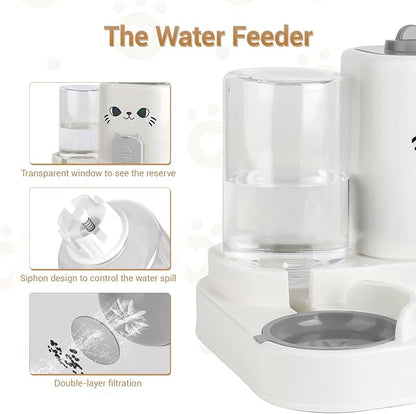 2-in-1 Gravity Pet Feeder & Water Dispenser - Image 5