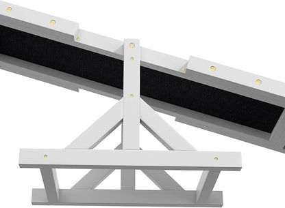 PawHut Wooden Dog Agility Seesaw - Image 8