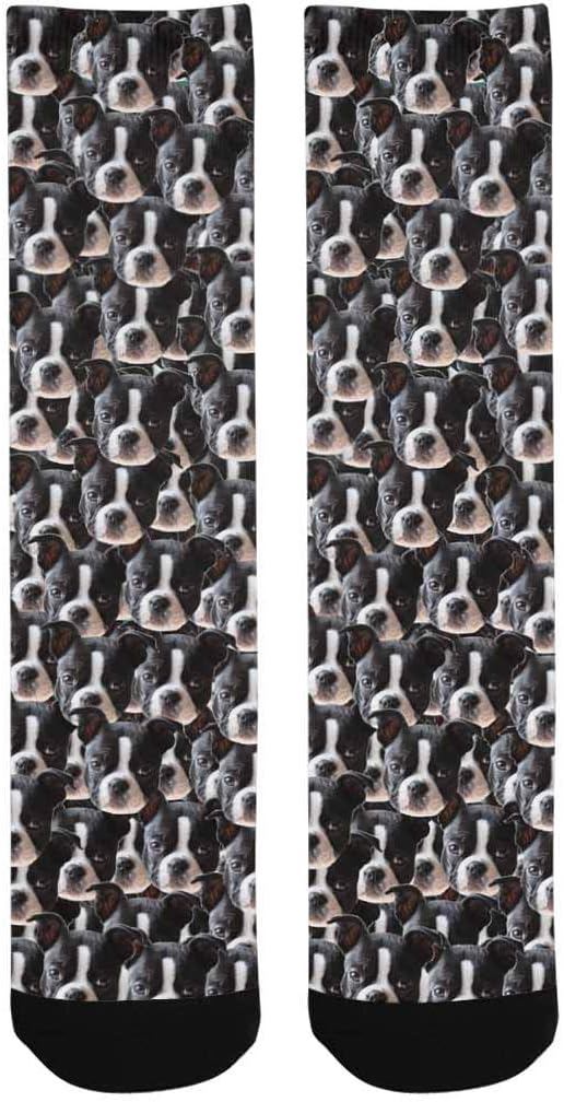 Custom Face Socks, Personalized Dog Lover Pet Photo Picture on Socks Unisex - Image 3