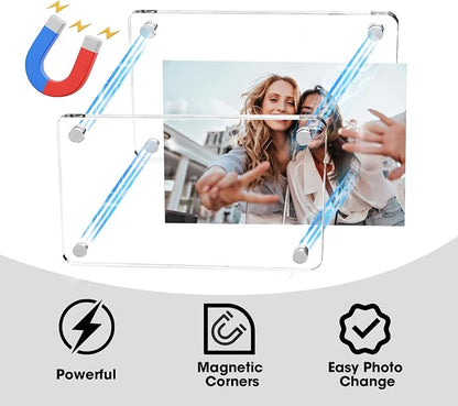 16 PCS Car Picture Holder, Car Visor Photo Clip, Acrylic Magnetic 3 Inch Car - Image 4