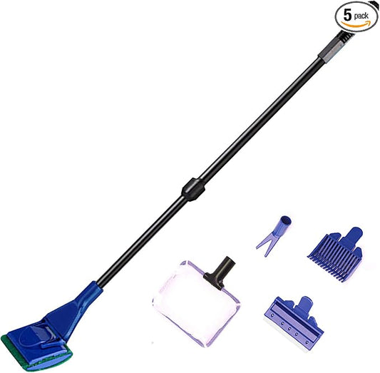 Aquarium Cleaning Tools Kit 5 In 1 Function by JZMYXA