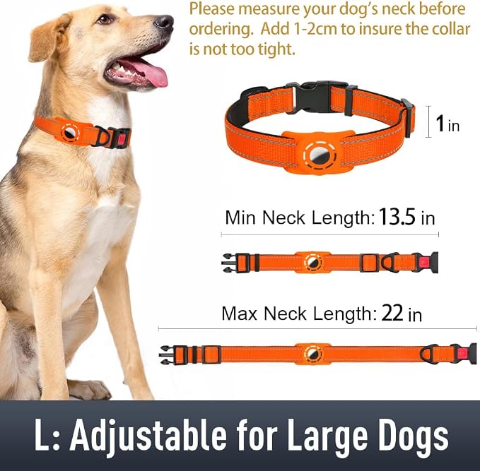 Airtag Dog Collar with AirTag Holder - Image 6