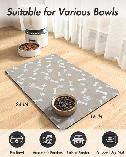 MontVoo Dog Food Mat-Pet Feeding Mat - Image 8