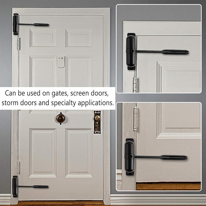 Door Closer Automatic Safety Spring Door Closer – Easy to Install to Convert - Image 7