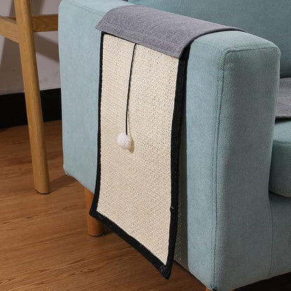 HAOZAIKEJI Cat Scratcher Mat Sofa Protector Natural Sisal Cat Scratching Mat by Unknown