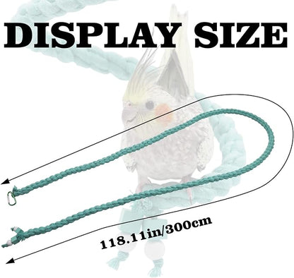 Dnoifne Bird Spiral Rope Perch - Image 6