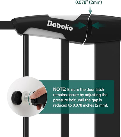 Babelio 36" Tall Upgraded Baby Gate - Image 9
