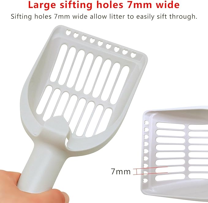 2 Pack Large Cat Litter Scoop Set - Image 3