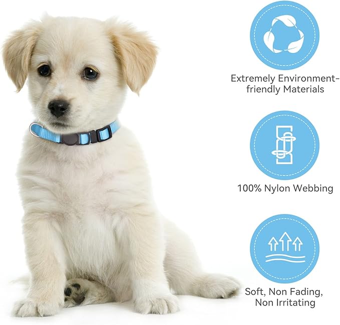 16 PCS Puppy Collars for Small Puppies, Safety Buckle Puppy Collars for Litter - Image 4