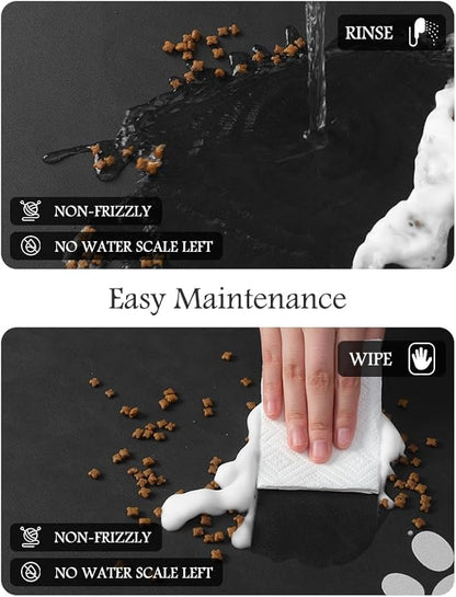 Pet Feeding Mat-Absorbent Dog Mat - Image 4