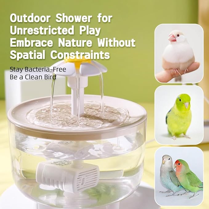 MANON ROSA Bird Bath for Parakeets - Image 7
