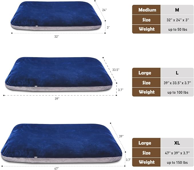 Magic Dog Super Soft Large Dog Bed, 39 Inches Orthopedic Foam Pet Beds - Image 7