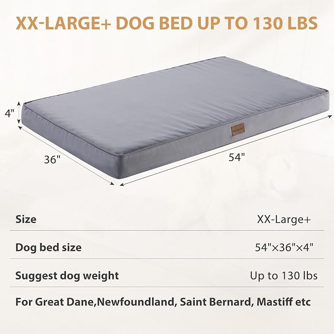 BFPETHOME Outdoor Dog Beds for Large Dogs, Waterproof Dog Bed for Medium - Image 4