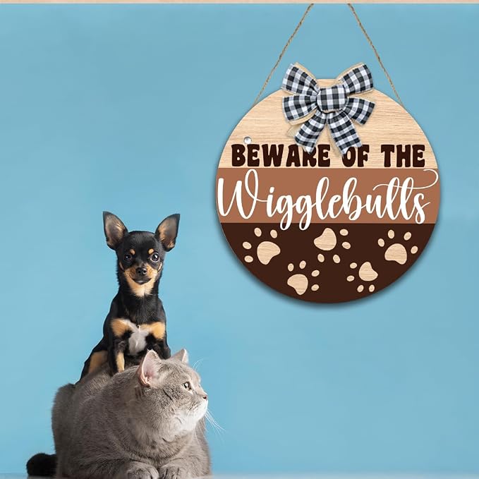 Beware of The Wigglebutts Front Door Sign, Beware of the Wiggle Butts Sign - Image 7