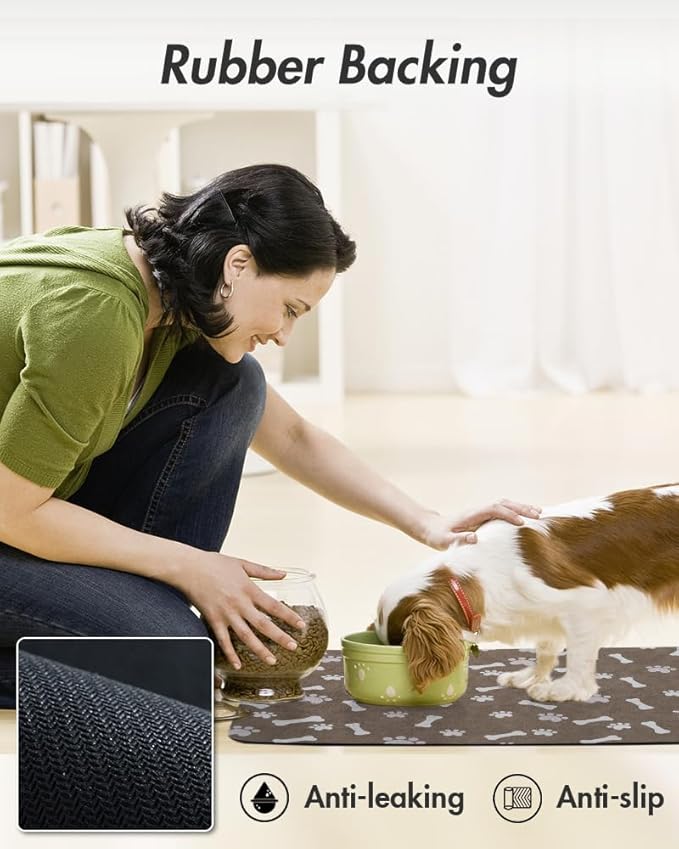 MontVoo Dog Food Mat-Pet Feeding Mat - Image 6