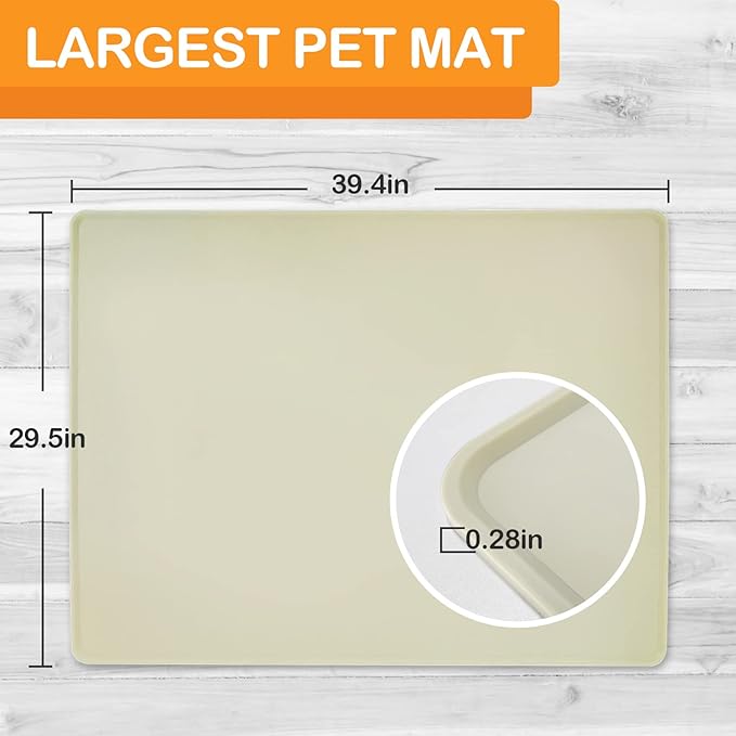 KVK Dog Water Mat 39.4 by 29.5in Extra Large - Image 2