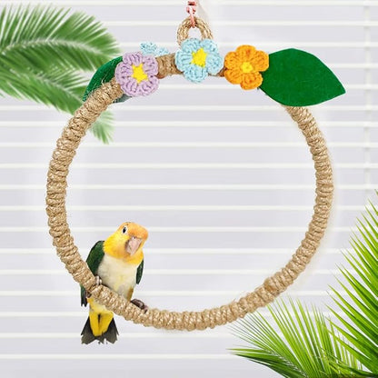 La La Pet® Bird Rope Swing - Image 2